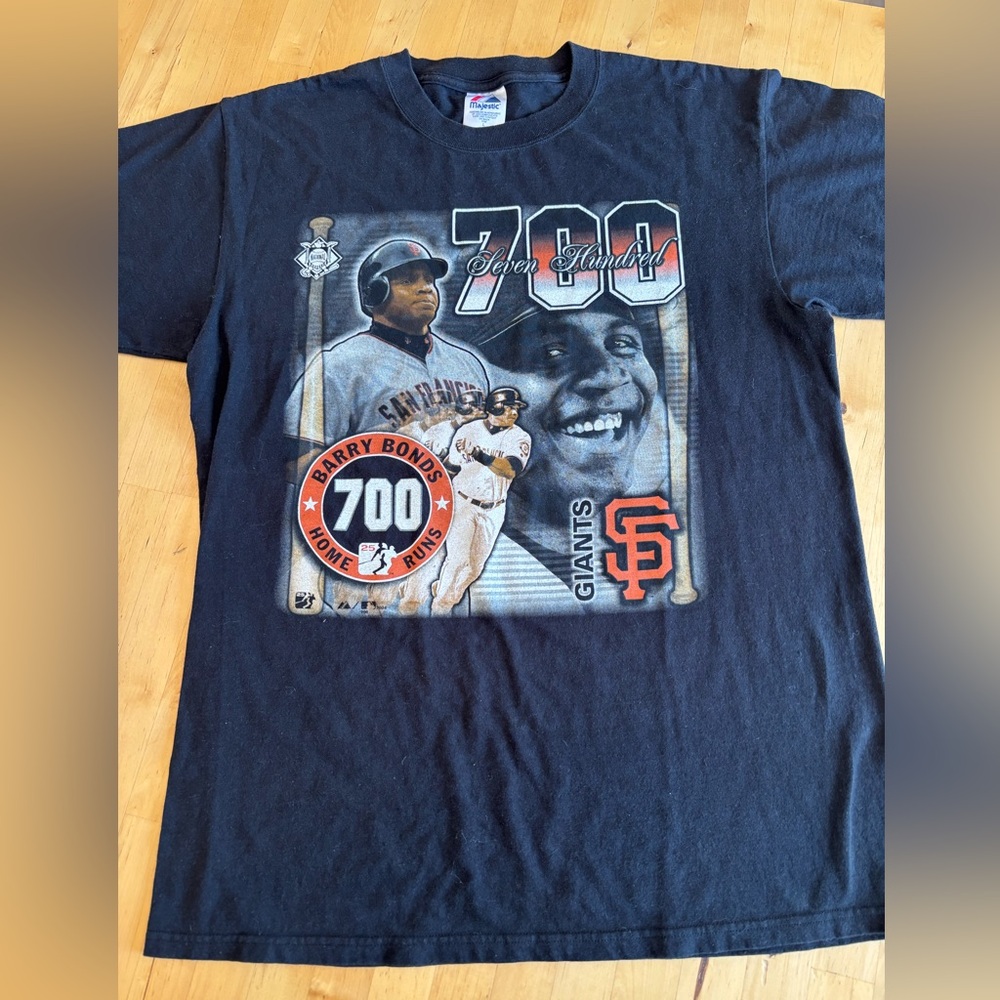Vintage 2004 Barry Bonds T-Shirt Size Large
